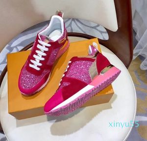 2024 Womens Designer Viton Fashion Casual Shoes Sneakers Ity Trainers Tiger broderad vitgrön 39
