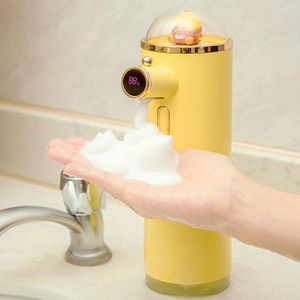 Distributore di sapone liquido in schiuma automatica Touchless 3 marcia Lavatrice per mano a induzione intelligente per la cucina del bagno