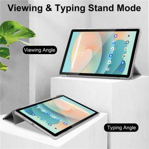 For Blackview Tab 12 Case 10.1" Magnetic Fold Leather Stand Hard Cover For Funda Blackview Tab12 Tab 12 Pro Case Smart Cover