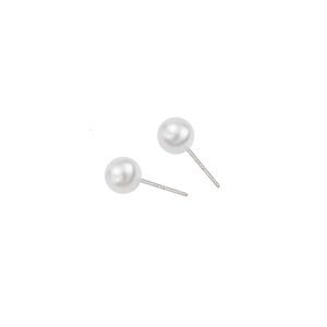 Kleine Sier -Nadel und eleganter Stil Perlen Frauen Liebe Bogenknoten Ohrringe Advanced Sense Ins Mode Ohrringe Ohrring Sene in Fahion Ohrring