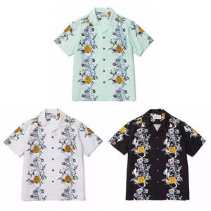 2024 Camisas de manga curta havaiana 2024 Camisetas masculinas casuais de tamanho grande