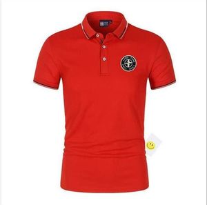 Mens Polos Summer Business Highend Solid Color High Quality Short Sleeve Polo Shirt Lapel Collar Men Fashion Casual Coconut Music Bry BRODEV DRACH DUSCH SUNDAY SINGER 1