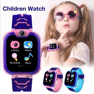 子供用時計小児スマートウォッチの電話時計を使って写真を撮る学生キッドゲームウォッチ1.54インチ容量性タッチカラースクリーンキッドスマートウォッチY240527