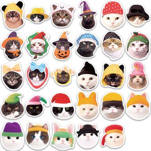 10/59pcs kawaii gatty kitty adesivi carini animali animali per bambini toyspop laptop telefono stazionario stazionario auto adesivo per auto