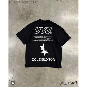 Designer Mens Womens Tshirts Cole Buxton T Shirt For Man 23SS UVU Slagord Printing 1 1 Cotton CB Tee Casual Short Sleeve T Shirts Summer Outdoor Leisure Size S-XL 114