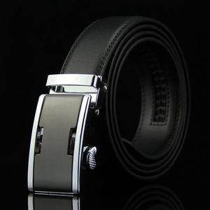 2019 Desinger Belt Inclui Box Men Belt Fashion Women Leather Belt Black Automática Fivela de boa qualidade 259L