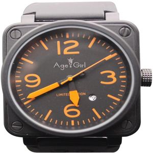 Style Men's Automatic Mechanical Limited Edition Watch Bell Aviation Men Sport Watches Black Case BR01-92 Relógios de pulso de borracha 253G