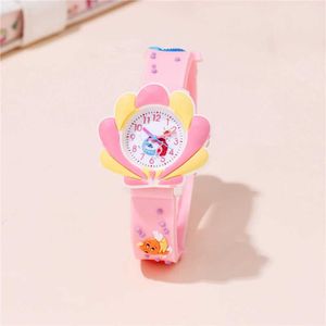 Zegarki dziecięce urocze syrena Candy Color Silikon Band Childrens Cartoon Watch Y240527