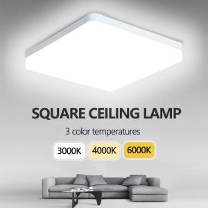 LED LED Lampy sufitowe dla 24 W 36 W 48 W zimno ciepłe białe naturalne światło kwadratowe urządzenia sufitowe do życia Yoom Lighting D3.0