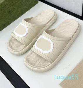 Designers tofflor sandaler män kvinnor flip flops bottar strandskor loafers mode klassiska blommor brokad slider lägenheter lädergummi