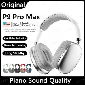 Cell Phone Earphones NEW P9 PRO MAX Air Wireless Headphones Noise Cancelling Bluetooth Earphones Mic Pods Over Ear Gaming Sports Headset For S246063