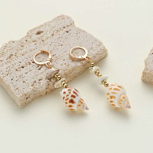 Wind Beach Ocean Vacation New Women s Shell Sea Star Conch Alloy Pearl Jewelry Earring Accessories Acceorie