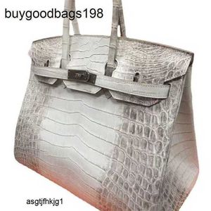 Bk Designer Bag Himalayans Handbags Genuine Leather Himalayanss Tote Nile Crocodile Luxury Light Womens Handmade Witwax Thread Sewing z rj