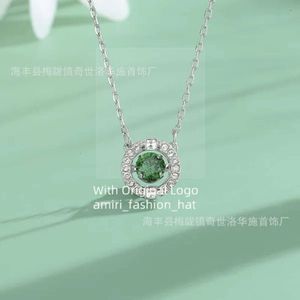 Swarovski halsbandsdesigner Swar smycken The Heart Necklace of Shijia Dance antar Crystal Element Swan Spirit Halsband Högutgåva Luxury Women Gift AF2