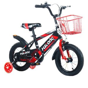 Bikes Ride-Ons 12/14/16 Inch Childrens Bicycles Triangular Stability Auxiliary Wheel Dual Braking Anti Slip And Wear-Resistant Tires Y240527