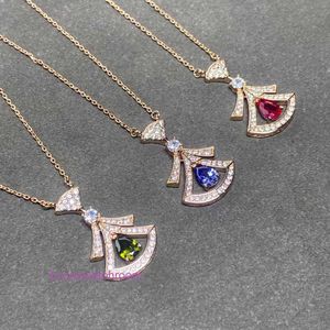 Classic Fashion Bolgrey Pendant Necklaces Light Luxury Skirt Necklace Female Elegant Style Collar Chain Non fading Gift for Best Friend