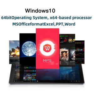 Grandes vendas de 8 polegadas 64 bits x64 sistema Windows 10 bolso tablet PC 4 GB RAM+64 GB ROM AR2 Câmeras duplas de 5,0MP WiFi OTG Quad Core