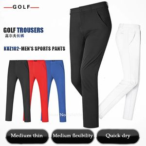Отправить шляпу PGM гольф мужские брюки для одежды для одежды для спортивных брюк мужчина удобная растяжение быстрое сухое теннис бейсбол 240522