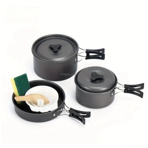 Camp Kitchen Hike Victor Cam Campware Set Aluminum Portable Outdoor Dailware Cookset Kip Комплект Pan Mow