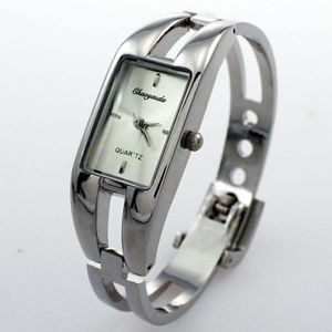 Avanadores de punho Bangele observa mulheres aço inoxidável Bangle Bangle Mangueado Relógio Pulseira Pulseira Montre Femme Relogio 271p