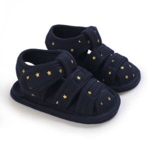 Летние новорожденные мальчики и девочки подошва не скользящие дети первые туфли для ходьбы легкие мягкие сандалии крещения M L 4525