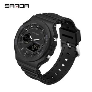 SANDA Casual Men's Watches 50M Waterproof Sport Quartz Watch for Male Wristwatch Digital G Style THOCK Relogio Masculino 220530 269C
