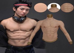 MEN039S Shapers do corpo, modelagem de roupas de verão Muscular de silicone flexível Fantas de role -playing de traje sintético 86669667