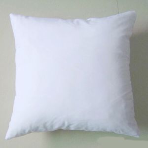 50pcs LotPlain Branco Diy Blank Sublimation Caso Capa de travesseiro poli 150gsm Tecido de 40 cm de travesseiro branco para dor de impressão DIY 287N