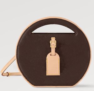 Fashion Cross Body Bag Versatile Women's Bag Circular Runway Classic Printed Handbag Ctafo