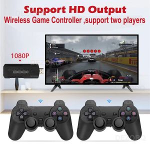 X2 Plus GD10 Pro Game Stick 40000+ゲーム3D HDレトロビデオゲームコンソールワイヤレスコントローラーTV 40エミュレータ