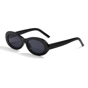 Солнцезащитные очки модные винтажные овальные женщины мужчины 2021 Дизайнерские путешествия Маленькие рама солнечные очки женские оттенки UV400 298O