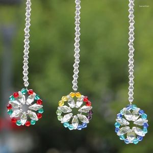 Decorative Figurines 1PCS Chandelier Crystal Suncatcher Prism Rainbow Octogon Chakra Hanging Sun Catchers Window Ornament