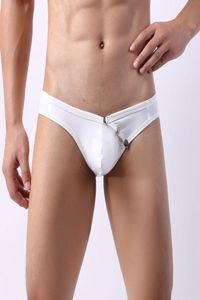 Underpants in pelle mens slip mutande da uomo lucido pene gay erotico sexy abbottini da uomo femminuccia maschio lingerie15552255