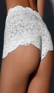Beyaz Kadın Panties 2020 Moda Dantel Boyshort Ladies Seksi Dantelli İç Çamaşırı Kadın Seks Giysileri Kılavuzları 3xl9371512
