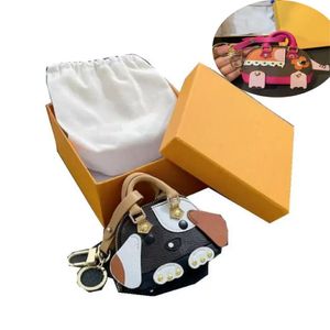 2style Design Without Box Letter Cartoon Dog Designer Keychain Holder PU Leather Animal Car Elephant Shell Keyrings Key Chain High Qual 2328