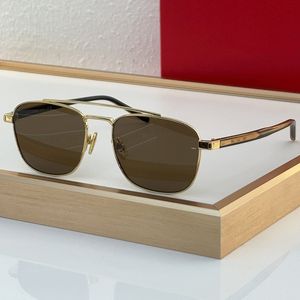 SL665 Aviator solglasögon med fullform metalldesign fashionabla och minimalistiska stil i kombination med nylonlinser lyxiga designer solglasögon för män kvinnor