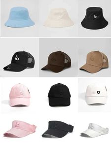 Ball Caps LO Yoga Baseball Hat Outdoor Sun Protection Fisherman Hat Peaked Mesh Hat Casual 100 Belt Unisex Sports Multi Style Hat T240524