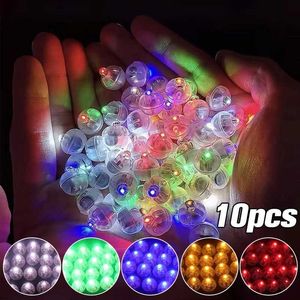 LED RAVE Toy 10st Mini LED Small Ball Light Circular Flash Roller Ball LED Flash Party Discount D240527
