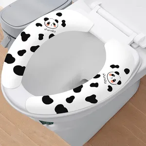 Toilet Seat Covers Cover Mat Household Four Seasons Universal Paste Type Can Cut And Wash Pad Closestool Accessories