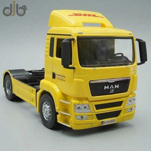 Cars Modelo Diecast Cars 1 32 Die Casting Metal Truck Modelo Toy Man TGS Coleção de tratores D240527