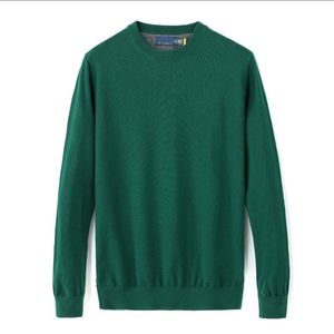 2024 NY LITTLE BEAR PURKOVER Högkvalitativ tröja Poloskjorta Herrtröja Stickad Elastisk bomull Casual Pullover Tröja Autumn/Winter Leisure Sweater