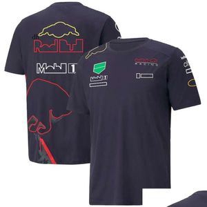 Odzież motocyklowa 2024 NOWOŚĆ T-shirt F1 FORMA 1 Racing Suit T-shirty Fani swobodny oddychanie krótkie rękawy niestandardowe zespoły Mężczyźnie T koszule B4