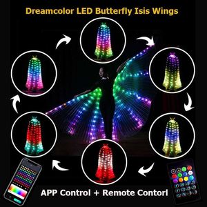 Светодиодная игрушка Rave New Remote Comply Светодиодное крыло DIY Dreamcolor Luminous Butterfly Isis Wings Costume Dance Costum