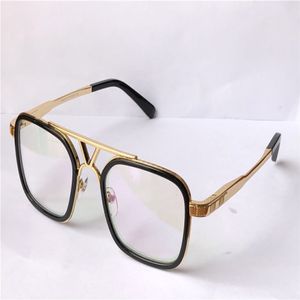 Najnowsza sprzedaż pop mody okulary optyczne okulary kwadratowe 0947 najwyższej jakości przezroczysty obiektyw HD z etui prosty styl 350T