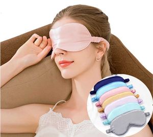 Máscara de sono máscara de dormir máscara de olho 3d para dormir puro blecaute de seda confortável