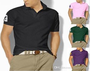 여름 큰 작은 말 2019 New Crocodile 폴로 셔츠 남자 짧은 소매 캐주얼 셔츠 man039s 솔리드 클래식 티셔츠 플러스 CAMI9304044