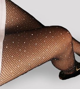 Sexy Womens Diamond FishNet Tights Hosiery Mesh Pantyhose Multicolor Rhinestone Nylons