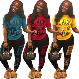 3xl Women Sust Black by Popular richiedono due pezzi set di camicia corta pantaloni lunghi pantaloni abiti causali abiti da donna estate 268i