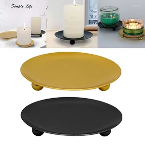 Ljushållare 5st nordiska kreativa gyllene smidesjärnhållare enkel geometrisk romantisk kopp matbord dekoration