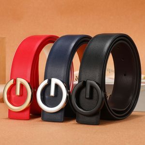 New High Quality Children Black Leather Belts for Boys Girls Kids Casual Taille Tail Belt Jeans Broek 235n